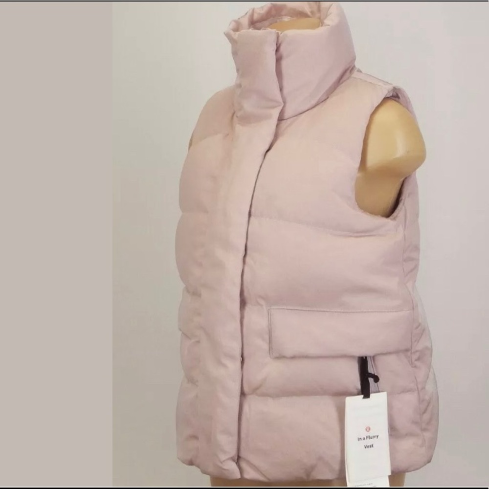 Lululemon In A Flurry oversized porcelainpink vest